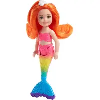 Mattel Barbie FKN05 Dreamtopia Mini sirène : Chelsea arc-en-ciel
