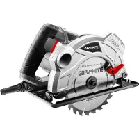 Graphite 58g492 1500w 185x20 Mm Circular Saw Argenté One Size / EU Plug 220V