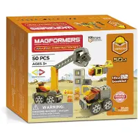 Clics Toys Ensemble magnétique Magformers, L'incroyable ensemble de construction sur le chantier