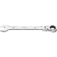 Neo Tools Clé à fourche avec articulation et cliquet 30 mm