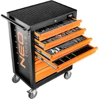 Neo Tools Armoire d'établi neo outils 7 tiroirs, 129 articles