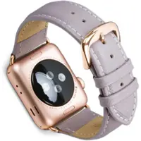 dbramante1928 Madrid Bracelet de Montre en Cuir pour Apple Watch 38 mm Gris