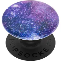 PopSockets La nébuleuse des paillettes, Support pour smartphone, Noir, Multicolore