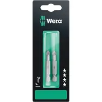 Wera Embout cruciforme PZ 1 05134384001 Acier à outils extra-rigide Forme: F 6.3 2 pc(s)