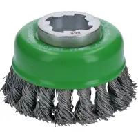 Bosch Brosse boisseau inox X-Lock Ø75 Fil 0.50 mm - 2608620729