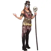 MOM Costume De Femme Vaudou Cannibale