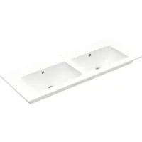 Villeroy & Boch Venticello armoire double lavabo, sans trous pour robinetterie, avec trop-plein, 1300x500mm, 4111DJ01