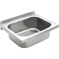Kwc Lavabo de surface , modèle SIRIUS, en acier inoxydable, dimensions : 500 x 215 x 400 mm