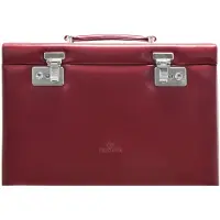 Windrose boîte à bijoux Merino Jewelry Box Big Red bordeaux