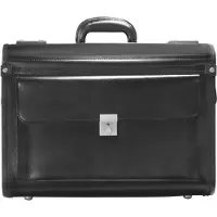 Dermata Valise de pilote noir