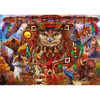 Bluebird Puzzle Totem animal 4000 pièces