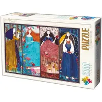 D - Toys Puzzle 2000 Andrea Kurti, Quatre princesses
