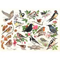 The House of Puzzles Puzzle 1000 Teile Birds in My Garden Puzzle