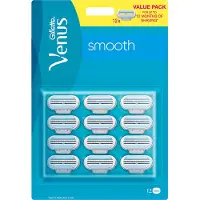 Gillette Lames de rasoir Venus Smooth, paquet de 12