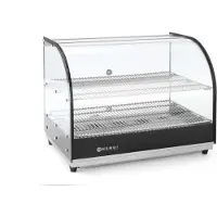 Hendi Vitrine chauffante double, double, noir, 220-240V/800W, 554x376x(H)376mm