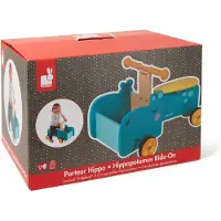 Janod Hippopotamus Ride-on Multicolore 12 Months-3 Years Enfants