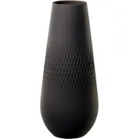 Villeroy & Boch Manufacture Collier Noir Vase Carre L 22.5 cm