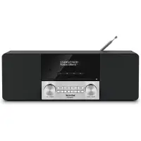 Technisat VG ! Radio 2x10W FM DAB+ Bluetooth Réveil Sleept. FB sw-si DIGITRADIO 3 NOIR/ARGENT