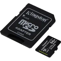 Kingston micro SDXC Canvas Select Plus 64 Go 100 Mo/s + Adaptateur SD