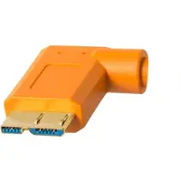 Tether Tools TetherPro USB-A 3.0 vers micro USB Angle droit Orange