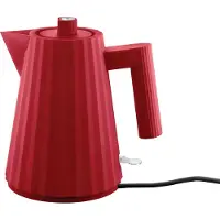 Alessi Bouilloire électrique MDL06/1 R Plissè, 1 l, rouge