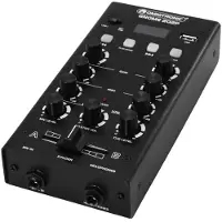 Omnitronic Gnome-202P mini table de mixage noire