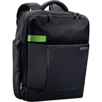 Leitz Complete Sac à dos pour ordinateur portable Smart Traveller 6017, jusqu'à 15,6 pouces / 39,6 cm, noir