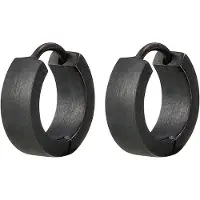KUZZOI Boucles d'oreilles noir