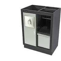HBM Poubelle et porte-papier pour équipement d'atelier