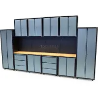 HBM Système d'atelier premium , 16 pièces, gris