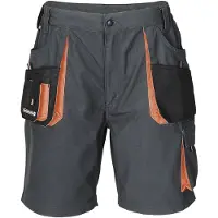 Terrax Short homme taille 48 gris foncé/noir/orange (48)