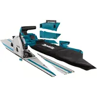 Makita Scie plongeante 36V LXT Ø165 mm (produit seul) en coffret avec rail de guidage - DSP601ZJU2