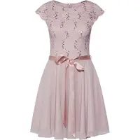 Swing Robe de cocktail poudre / rose ancienne