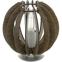 Eglo Suspension moderne noire Colino Ø 40cm