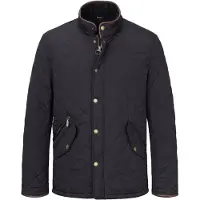 Barbour Manteau Matelassé Powell Foncé Bleu foncé Bleu taille M