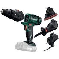 Parkside Visseuse sans fil « PKGA 20-Li A1 », jeu d'embouts 4 en 1, poignée ergonomique, sans batterie / sans chargeur