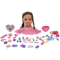 Happy Friend Blonde Beauty Set Rose Enfants