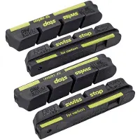 Swissstop Kit 4 Rim Pad Race Pro Black Carbon Rim Brake Pads Noir