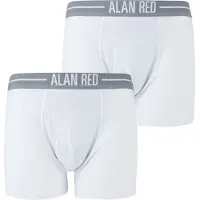 Alan red Boxers blanc