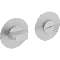 Intersteel Rosace aimantée Tira Fermeture de toilette ronde en acier inoxydable
