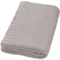 Matex Couverture en coton TULLY, gris (75x100cm)