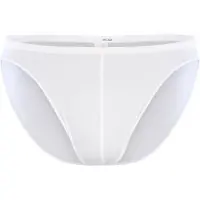 Hom Slip 'Plumes' blanc