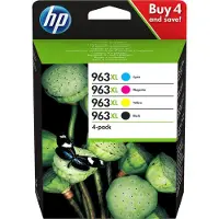 HP 963XL (3YP35AE) - 4 couleurs - Cartouche d'encre - Grande capacité - Multipack