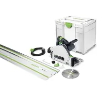 Festool TS 55 REBQ-PLUS-FS Scie plongeante 1200 W 160 mm + rail de guidage ( 576007 ) - Successeur de 561580