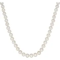Valero Pearls Chaîne argent / blanc perle