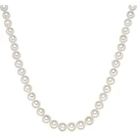 Valero Pearls Chaîne argent / blanc perle