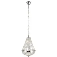 Markslöjd 1-Suspension en cristal GRÄNSÖ, avec finition chromée