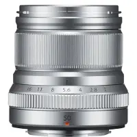 Fujifilm Fujinon XF 50mm f/2 R WR (Fujinon XF, APS-C / DX), Objectif, Argent