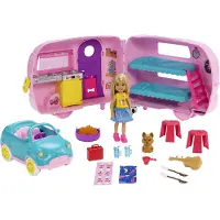 Barbie MATTEL Chelsea camping-car 2en1 HNH90
