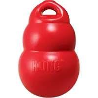 Kong Jouet Bounzer pour chien - taille M : Ø 10 x H 15 cm